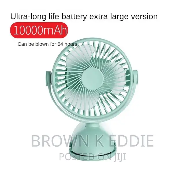 Rotation Portable Clip Fan Usb Rechargeable Mini Air