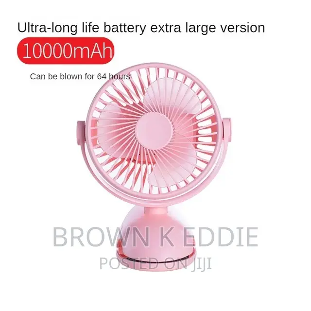 Rotation Portable Clip Fan Usb Rechargeable Mini Air