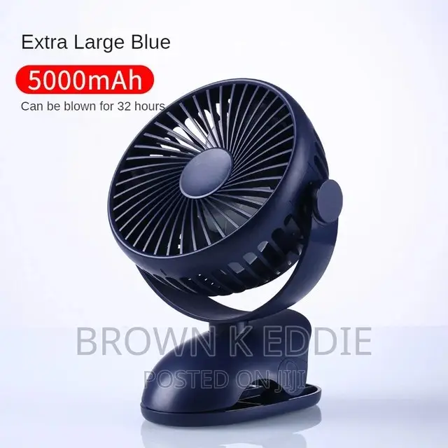Rotation Portable Clip Fan Usb Rechargeable Mini Air