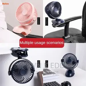 Rotation Portable Clip Fan Usb Rechargeable Mini Air