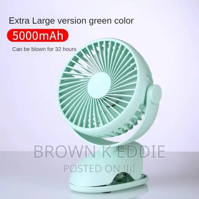 Rotation Portable Clip Fan Usb Rechargeable Mini Air