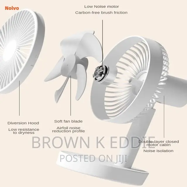 4000mah Flexible Mini Cooler Adjustable Fan