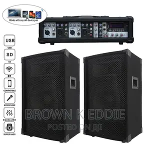 Professional Audio 1000W 2X12"Subwoofer PA Speaker System 
