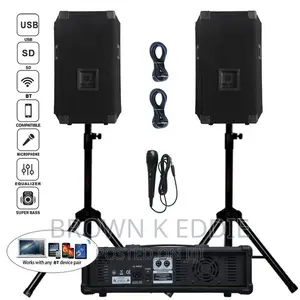 Professional Audio 1000W 2X12"Subwoofer PA Speaker System 