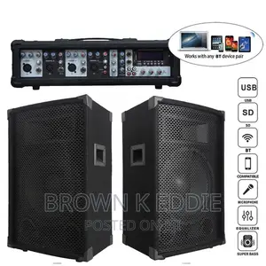 Professional Audio 1000W 2X12"Subwoofer PA Speaker System 