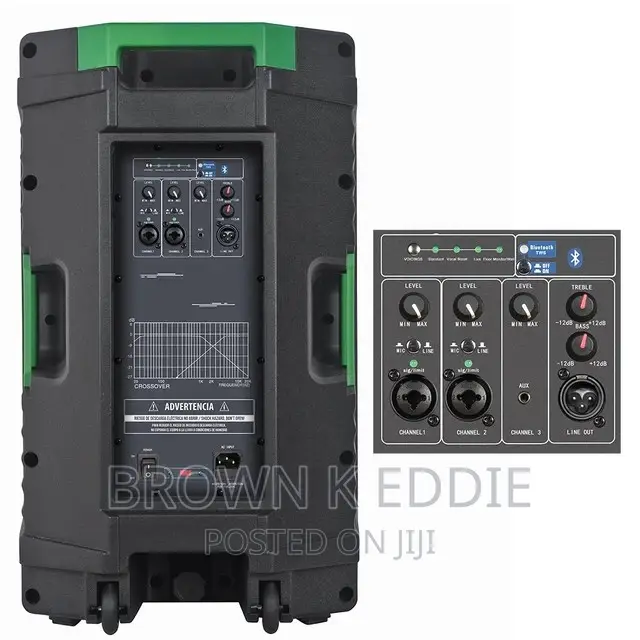 2000 Watts 15 Inch Professional Versatile Powered Speaker