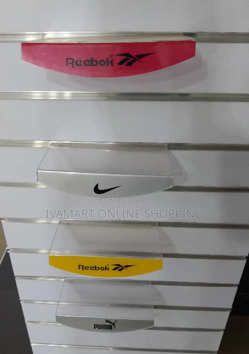 Wall Board Shoes Display Holders - Transparent, Plastic