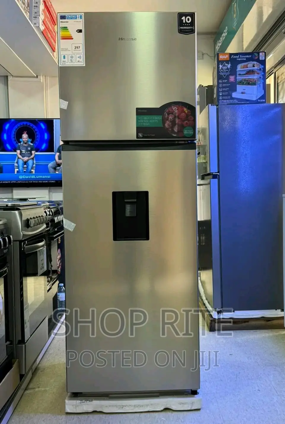 Hisense Refrigerator 419l With a Dispenser Original