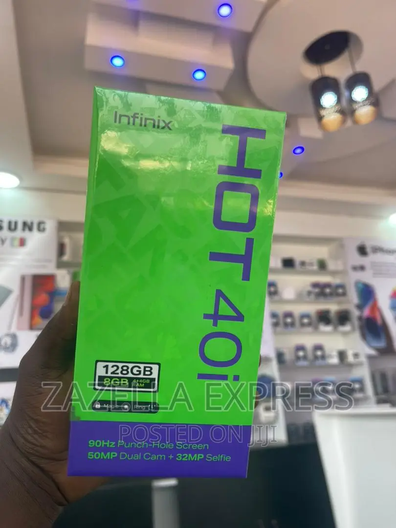 New Infinix Hot 40i 128 GB Black