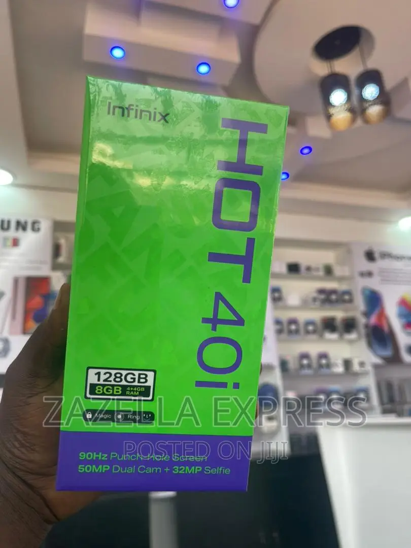 New Infinix Hot 40i 128 GB Black