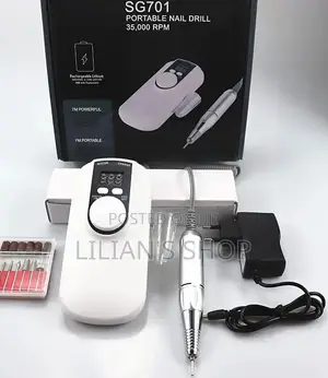 Portable Wireless Rechargeable Nail Drill