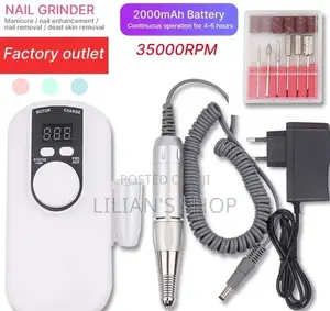 Portable Wireless Rechargeable Nail Drill