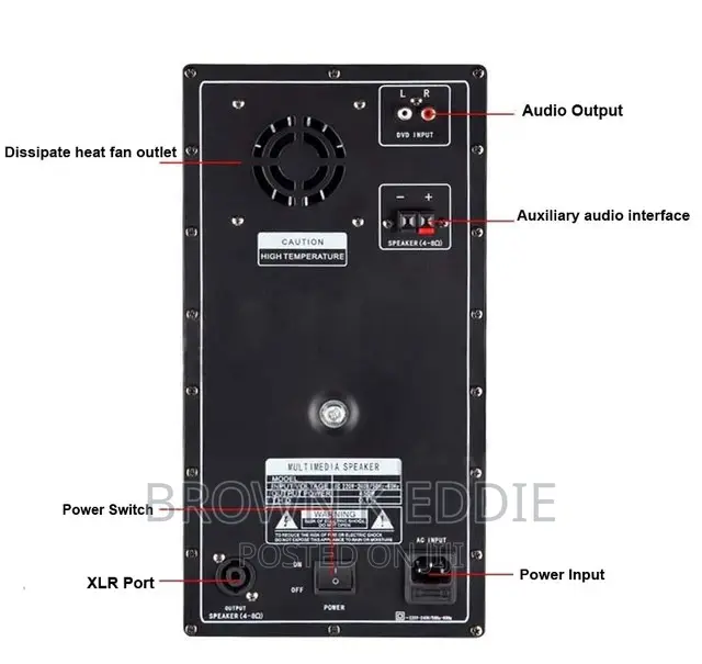 4*15 Inch Active Big Power Professional Stage Speaker