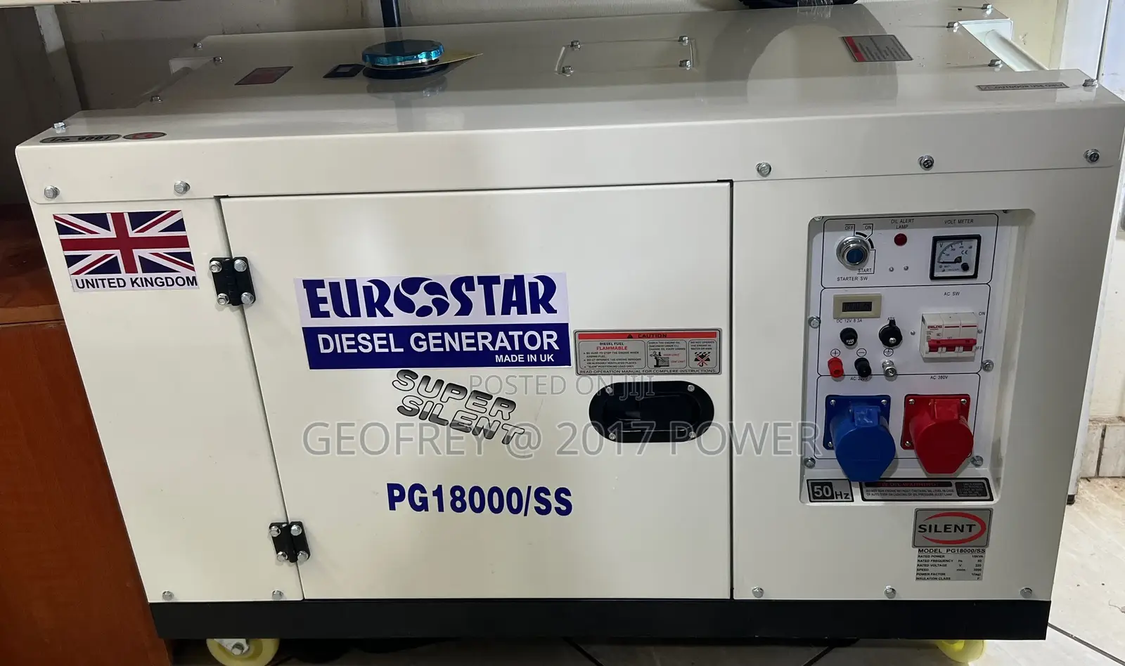 Eurostar 12kva Uk Made Diesel Engine Generator With Ats