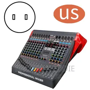 6/8/12 Channel Mixer Effect With Effector Bluetooth