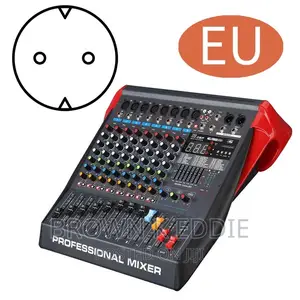 6/8/12 Channel Mixer Effect With Effector Bluetooth