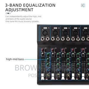Professional 7 Channel Mixer Bluetooth