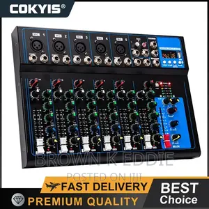 Professional 7 Channel Mixer Bluetooth