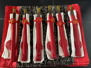 5 Piece Chinese Table Mats With Chopsticks