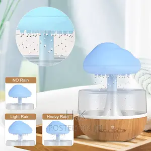 Rain Cloud Humidifier Water Drip,Cute Mushroom Humidifier
