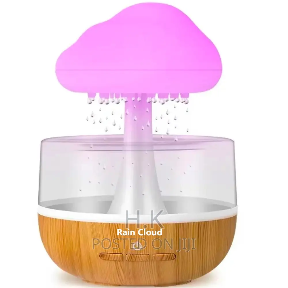 Rain Cloud Humidifier Water Drip,Cute Mushroom Humidifier