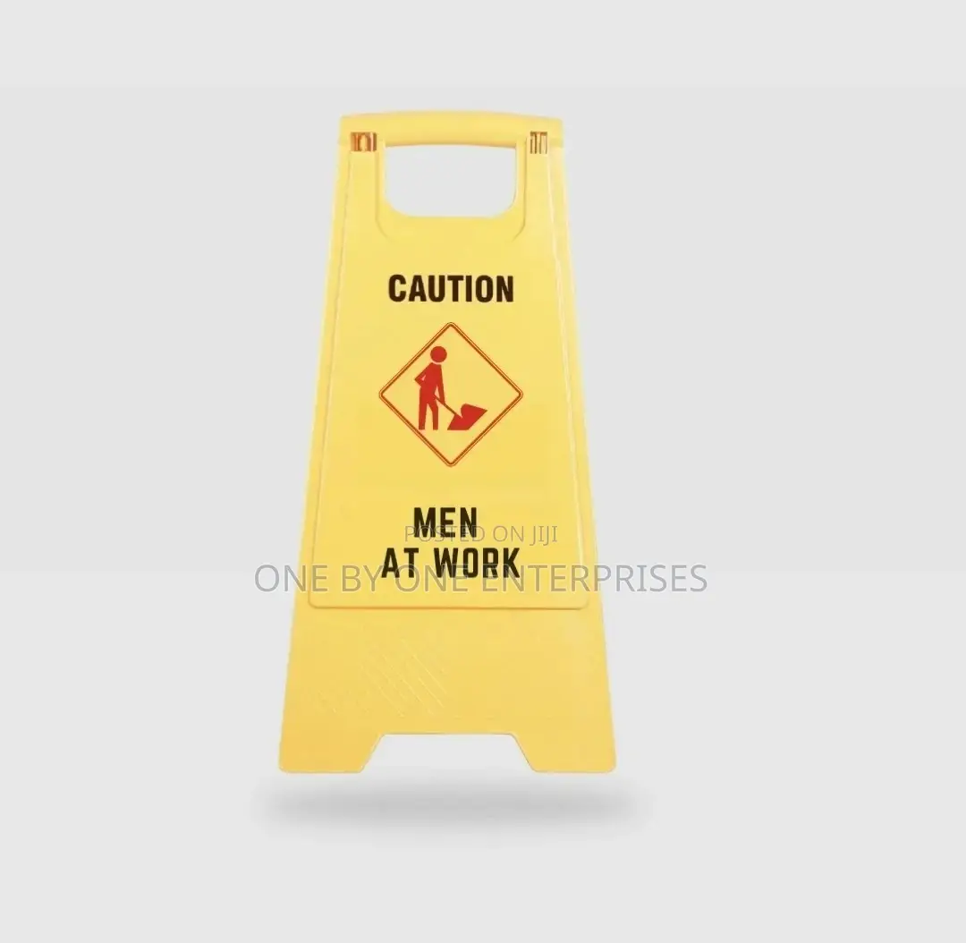 Caution Sign Men At Work