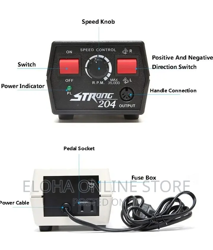 Strong 304 Micromotor Nail Drill