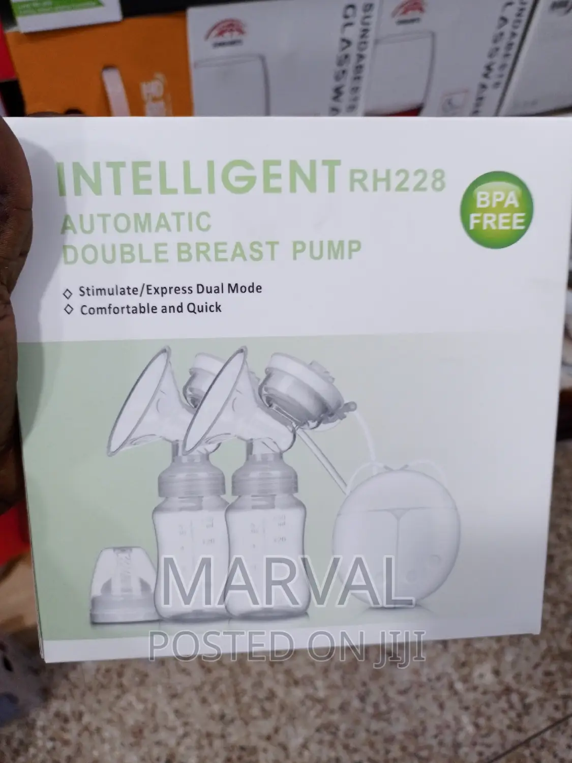 Electric Double Breast Pump for Travel Home
