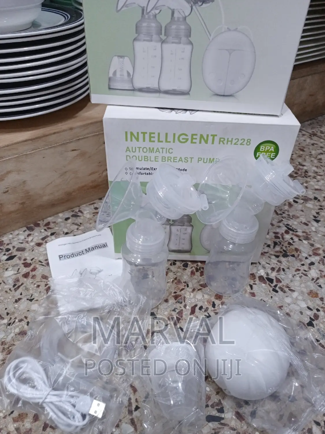 Electric Double Breast Pump for Travel Home