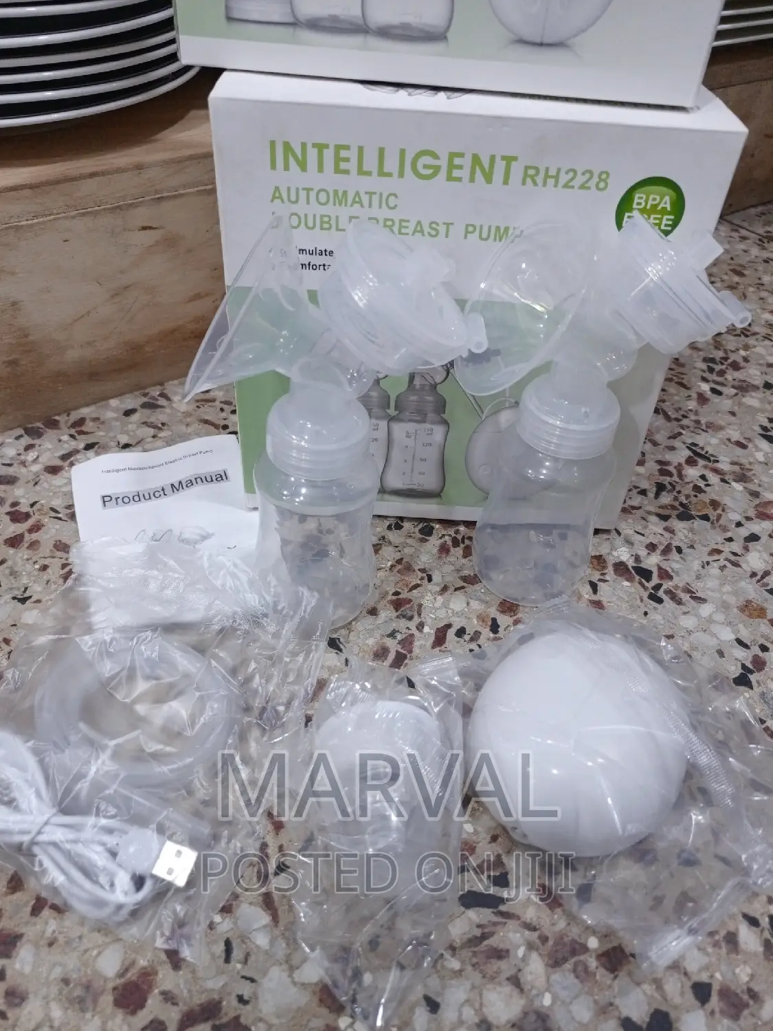Electric Double Breast Pump for Travel Home