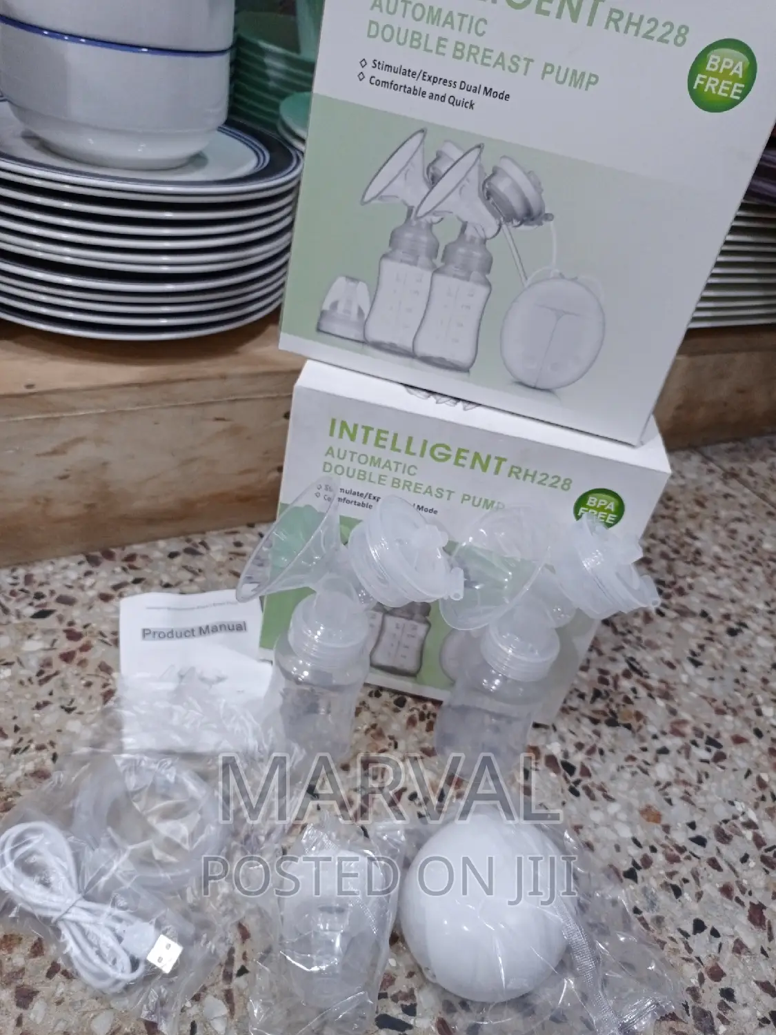 Electric Double Breast Pump for Travel Home