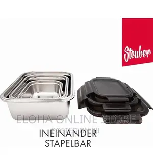 3 PCS 304 Stainless Steel Food Container Set