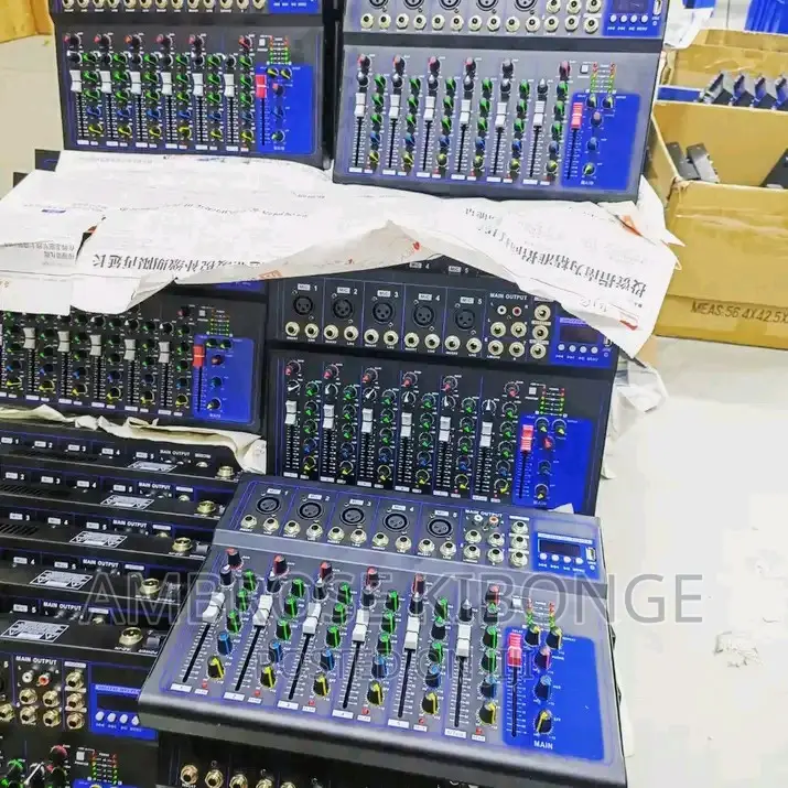 Digital 7-Channel USB Mixing Console Effects Processor Mixer