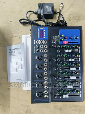 Digital 7-Channel USB Mixing Console Effects Processor Mixer