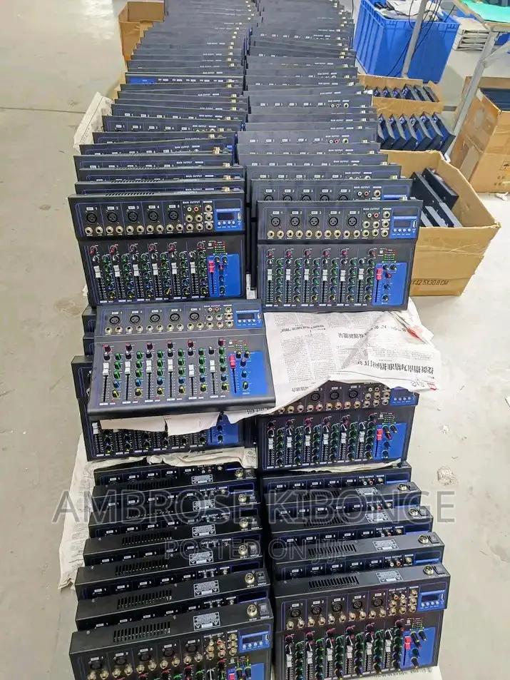 Digital 7-Channel USB Mixing Console Effects Processor Mixer