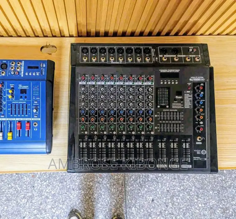 6-Channel USB/AUX Mixing Console Effects Processor Amp-Mixer