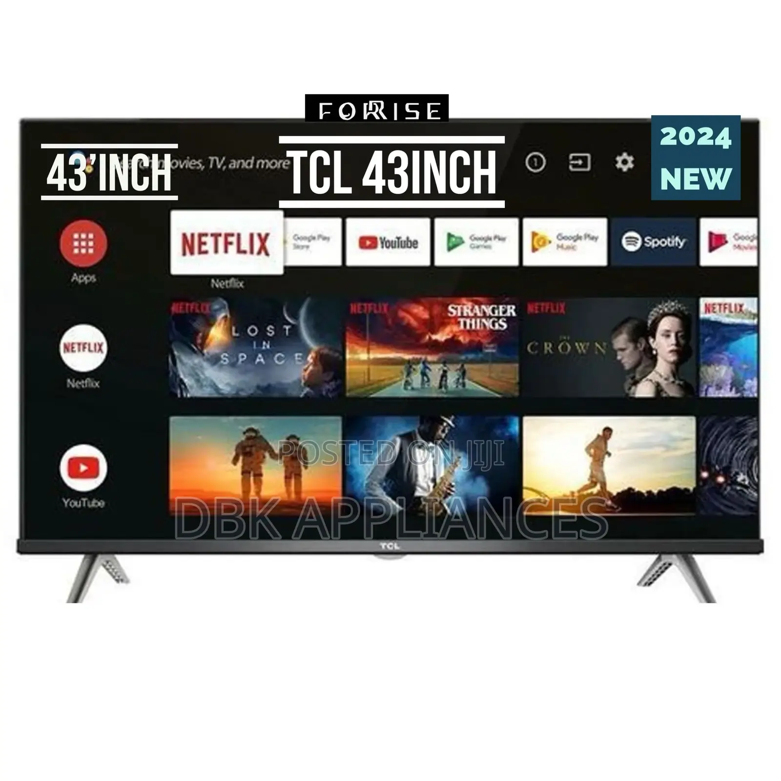 TCL 32,40,43,50,55,65,75inch Uhd Smart TVS Wholesale Powa