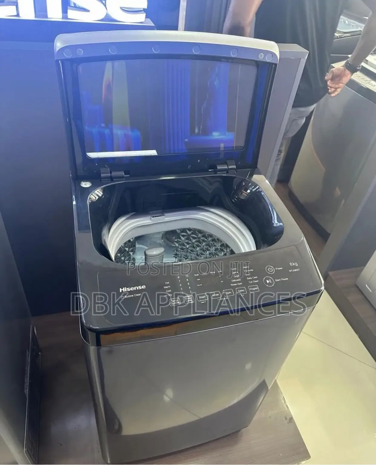 Hisense 8kgs Top Loader Washing Machines 2yr Warranty