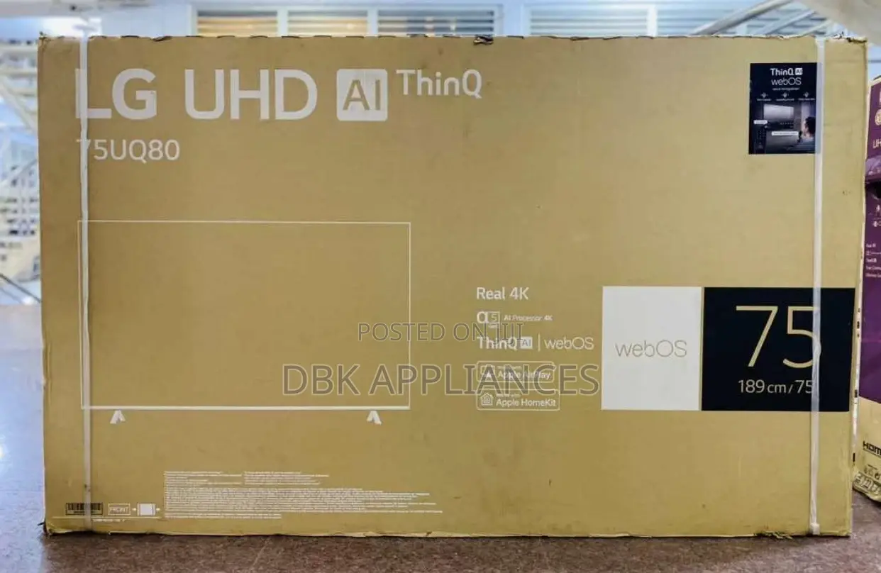 Lg 75inch Real Uhd Smart TVS Available Beyi Powa