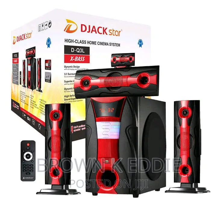 DJACK STAR D-Q3l New 3.1 Home Theater Sound System