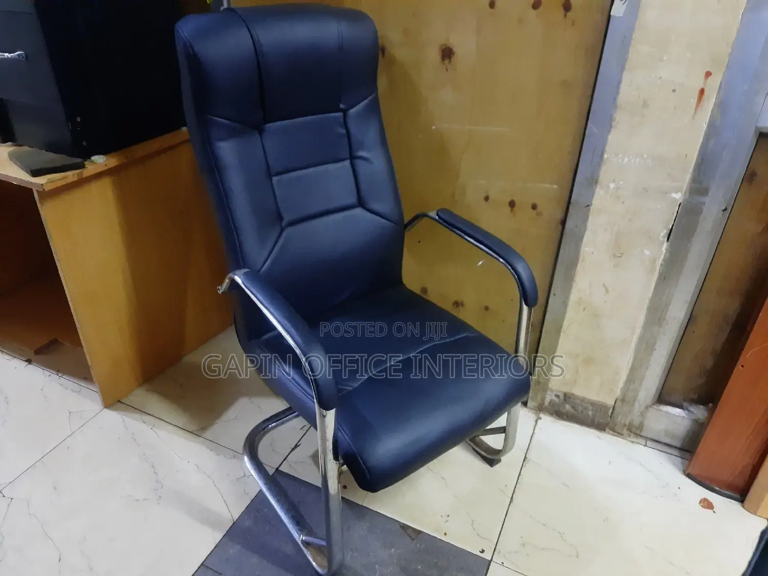 Non Rotating Long Back Chair