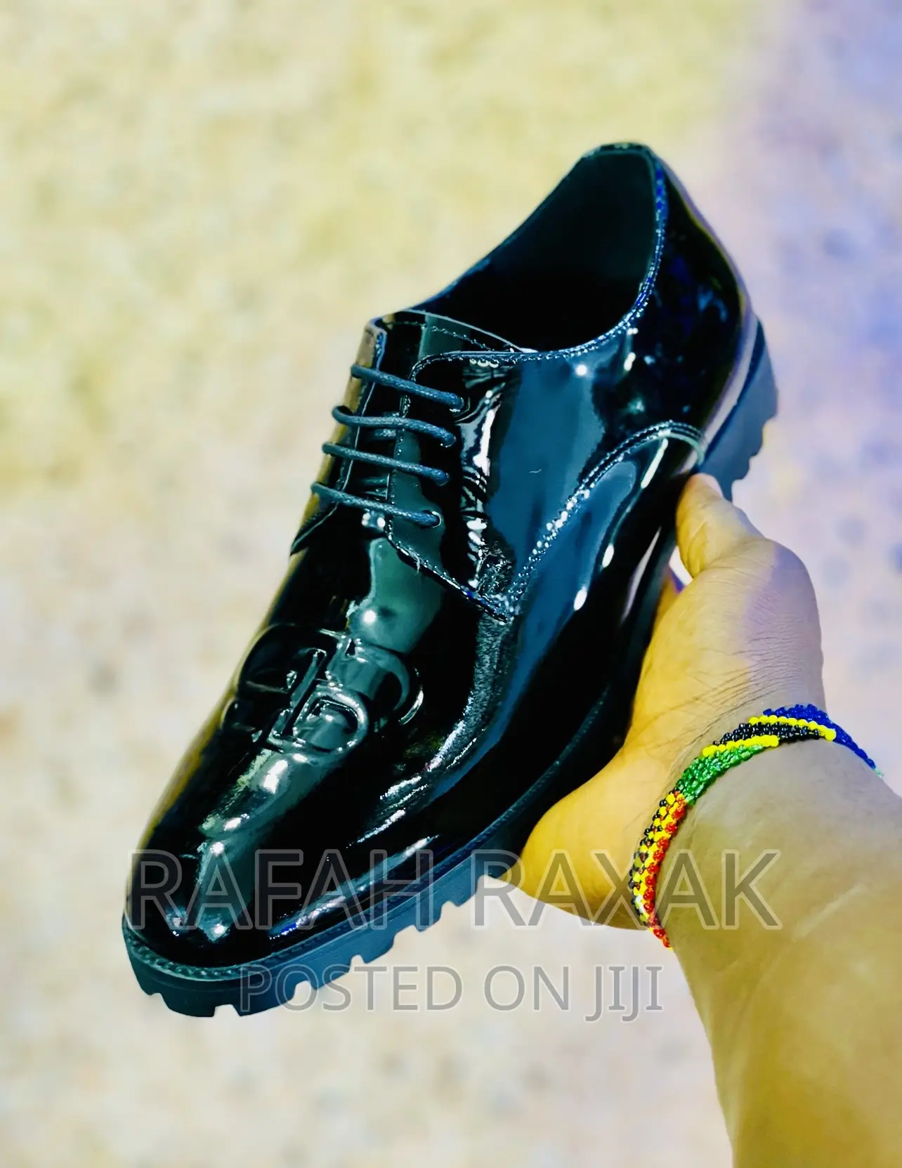 Original Men’S Balenciaga Shinny Lace Up Shoes