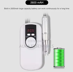 Portable Wireless Rechargeable Nail Drill