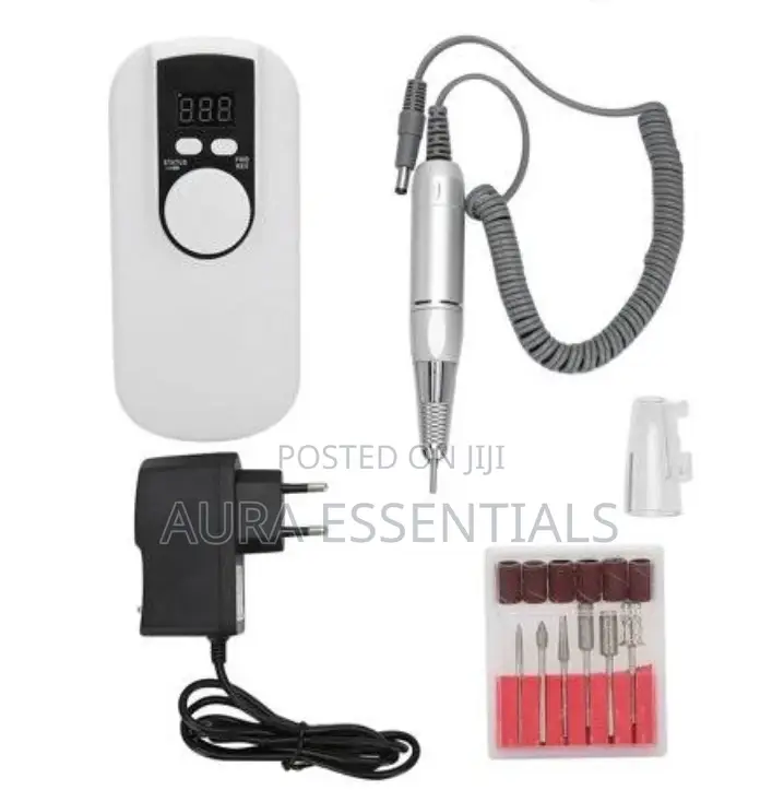 Portable Wireless Rechargeable Nail Drill