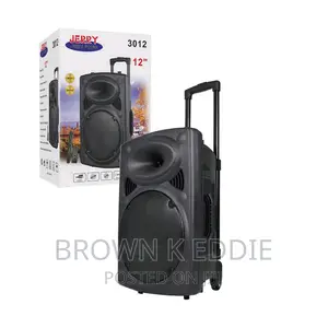 Super Quality 12 Inch Trolley Speaker With Microphone 1000w