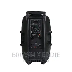 15 Inch One Wireless Mic Portable Speaker Trolley Speaker
