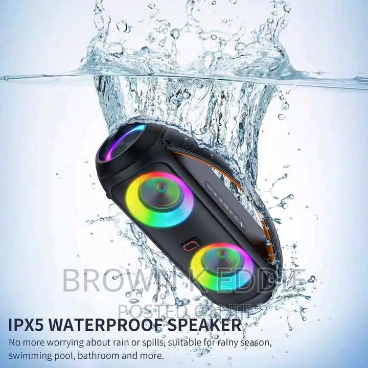 Waterproof Bluetooth Speaker With Remote Control