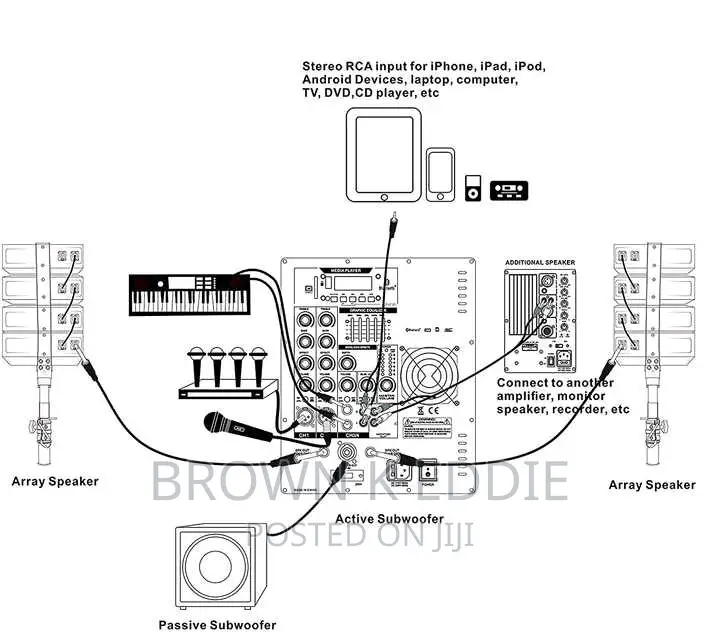 High Power Professional Karaoke Sets Speaker System