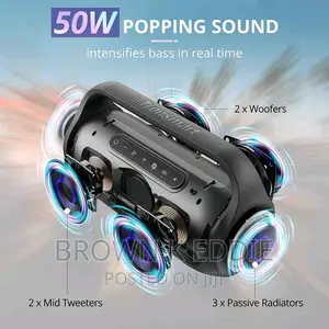 BT 5.3 Beat-Driven Light Show Portable Speaker