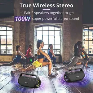 BT 5.3 Beat-Driven Light Show Portable Speaker